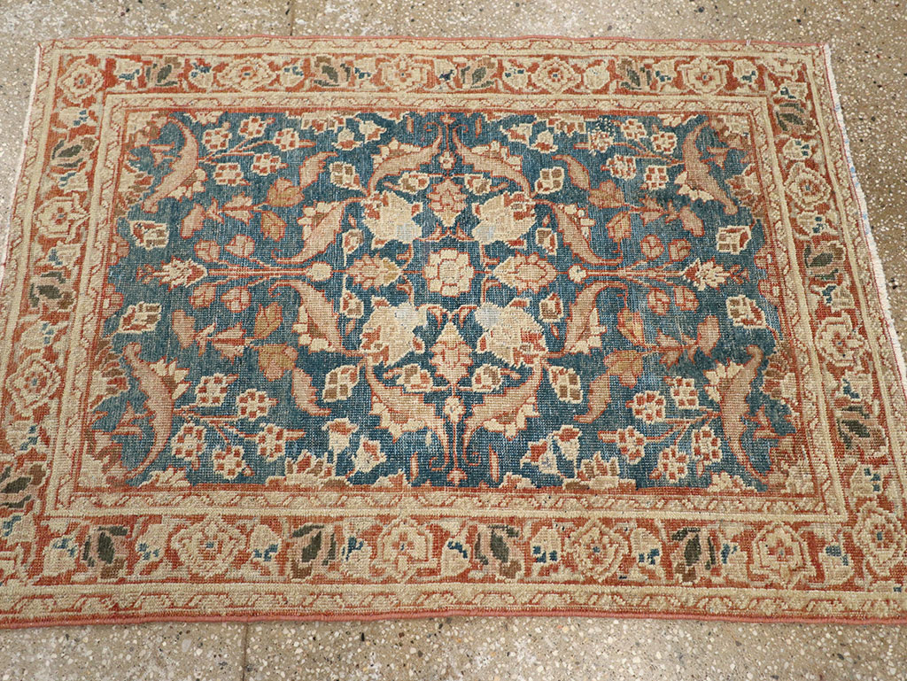Vintage Persian Tabriz Rug, No.16314 - Staging