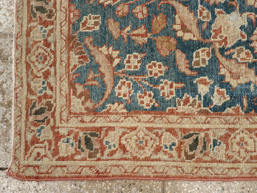 Vintage Persian Tabriz Rug, No.16314 - Staging