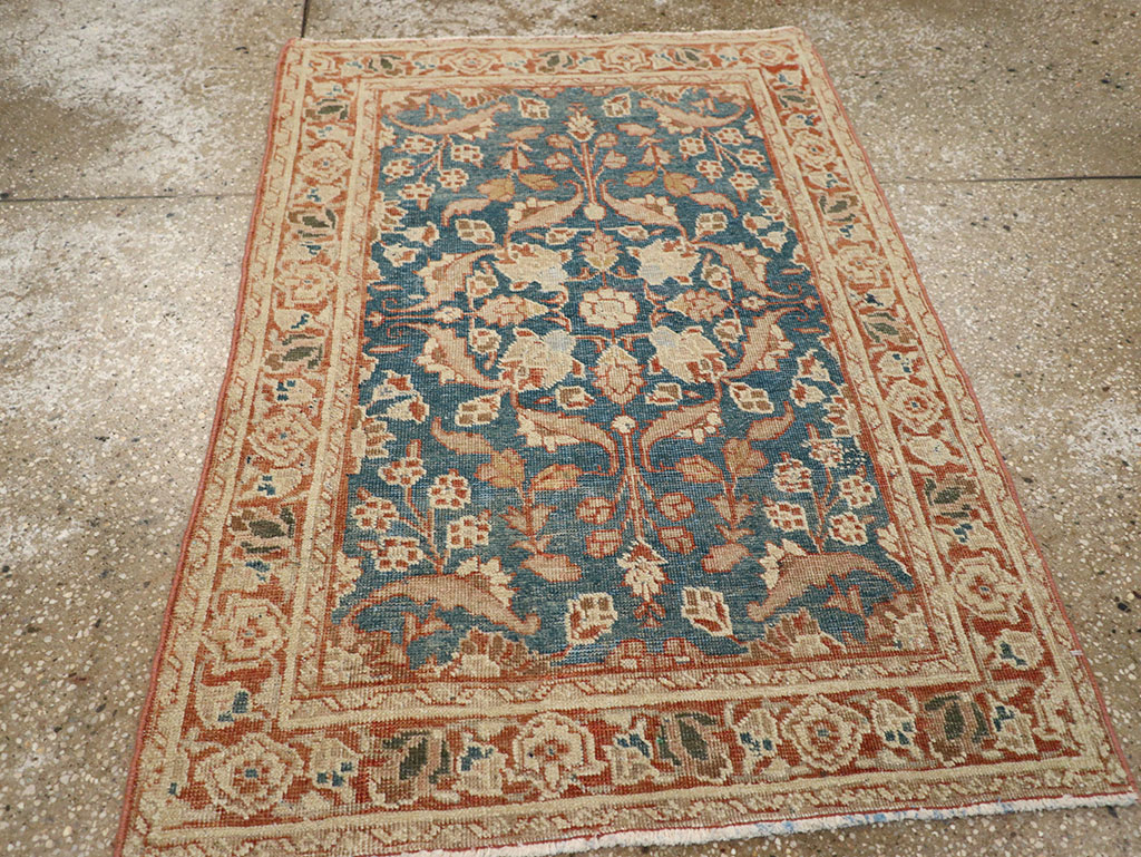 Vintage Persian Tabriz Rug, No.16314 - Staging