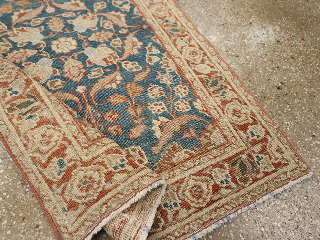 Vintage Persian Tabriz Rug, No.16314 - Staging