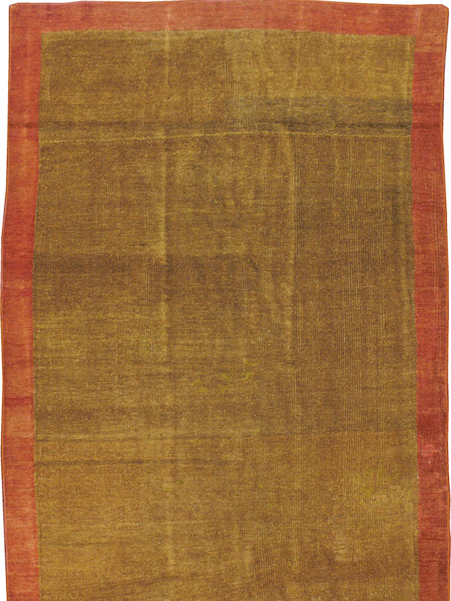 Vintage Persian Mahal Wide Gallery Runner, No.16316 - Staging