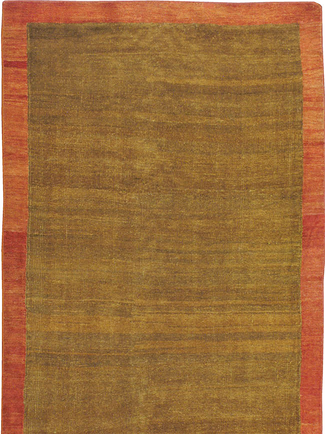 Vintage Persian Mahal Wide Gallery Runner, No.16316 - Staging