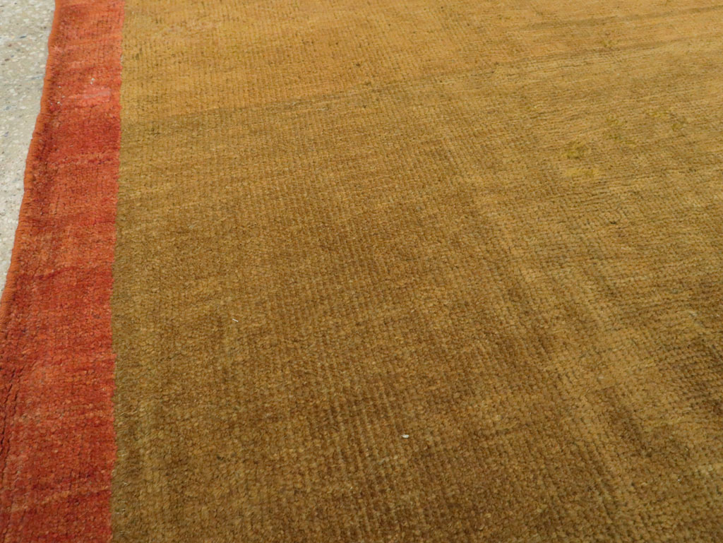 Vintage Persian Mahal Wide Gallery Runner, No.16316 - Staging