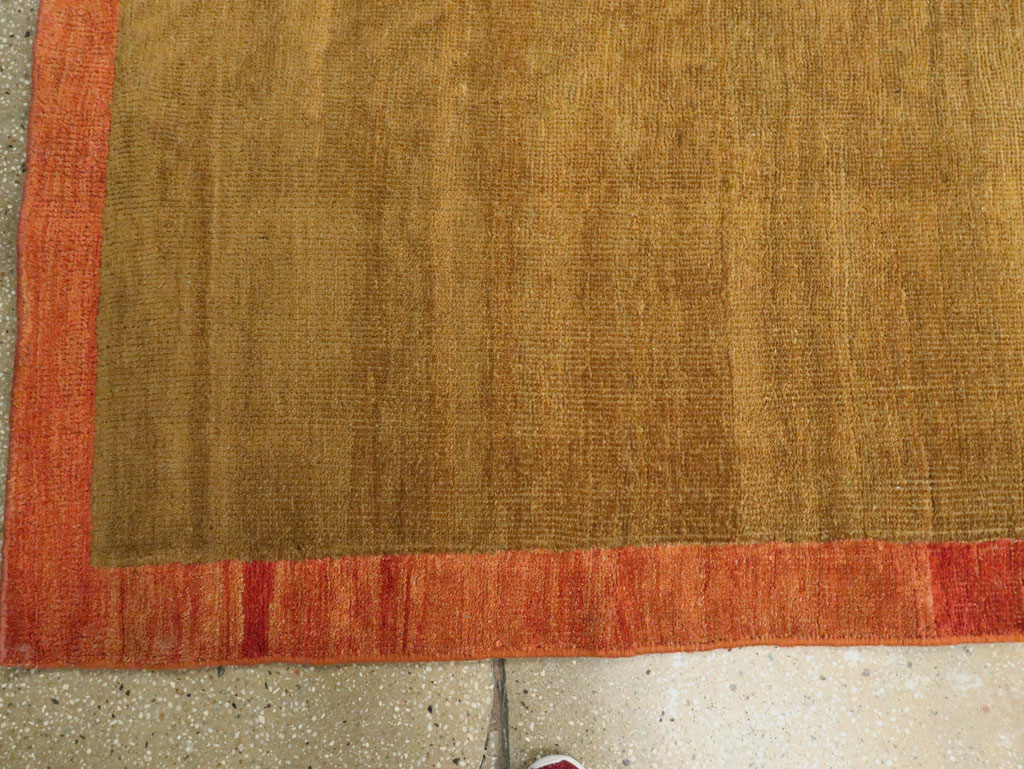 Vintage Persian Mahal Wide Gallery Runner, No.16316 - Staging