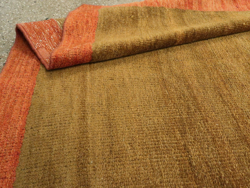 Vintage Persian Mahal Wide Gallery Runner, No.16316 - Staging