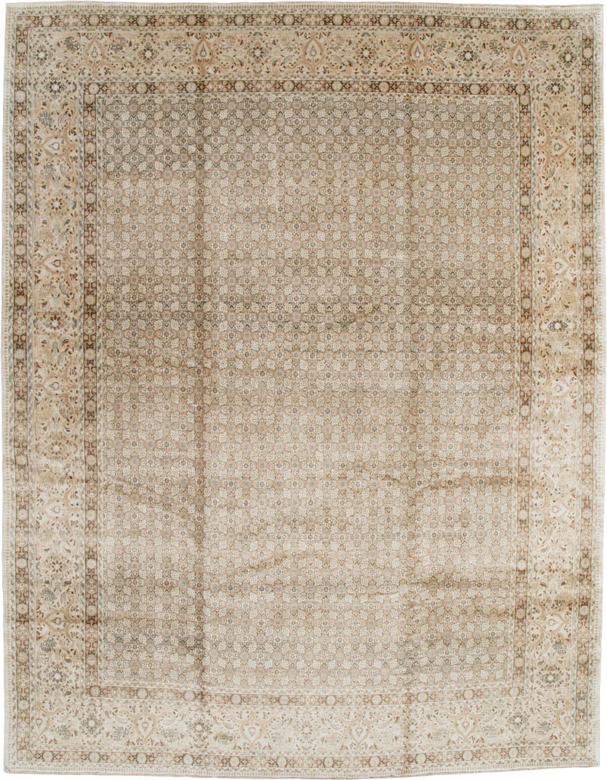 Vintage Persian Moud Carpet, No.16319 - Staging