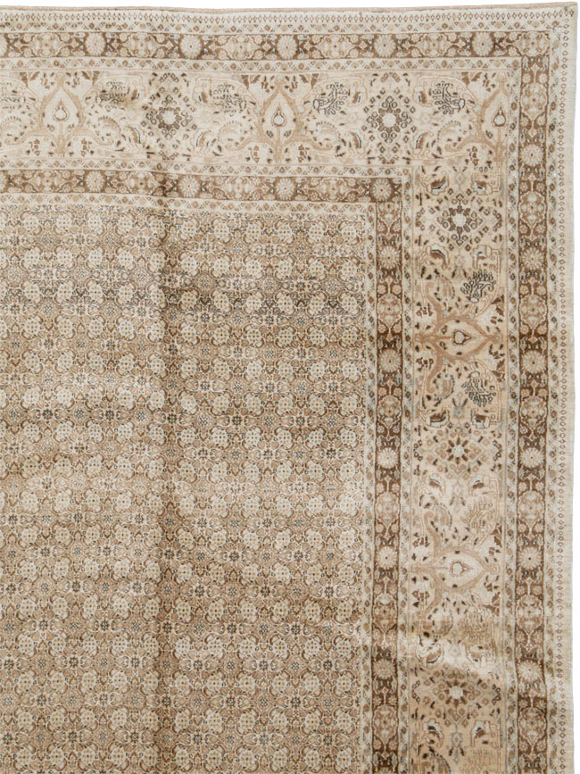 Vintage Persian Moud Carpet, No.16319 - Staging