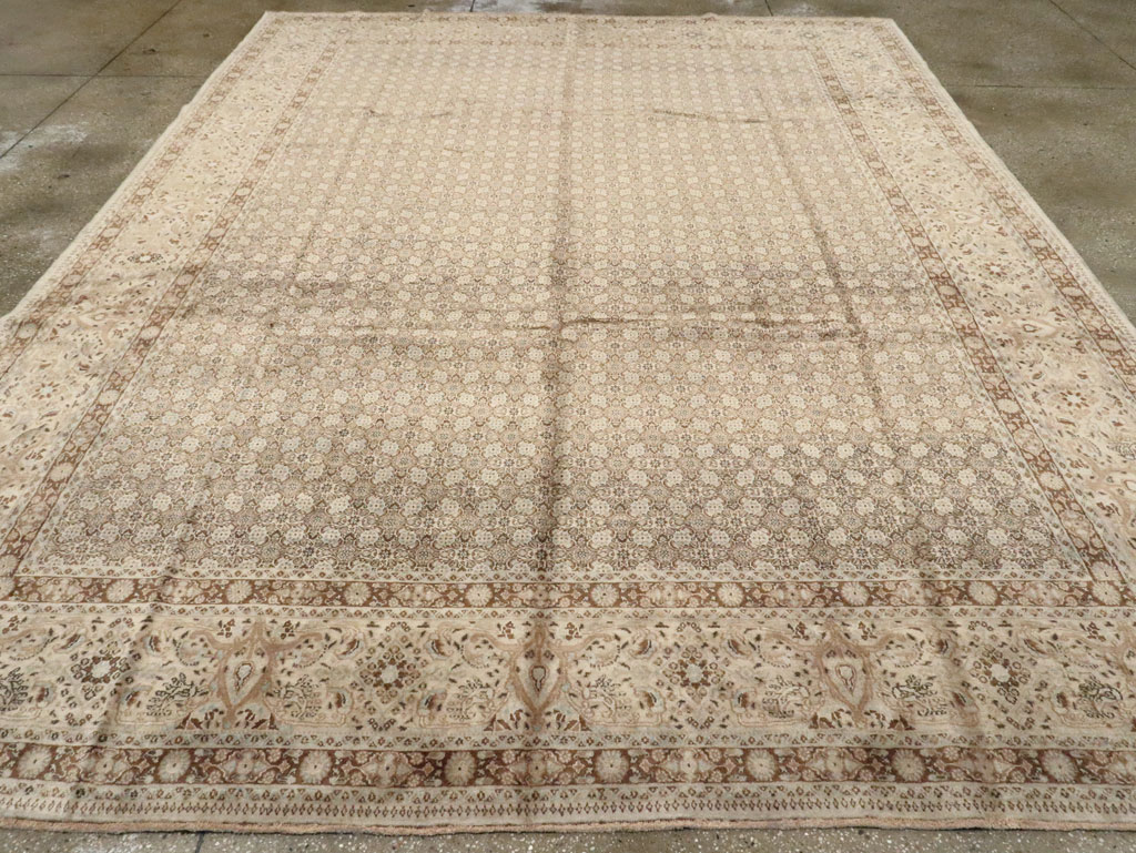 Vintage Persian Moud Carpet, No.16319 - Staging