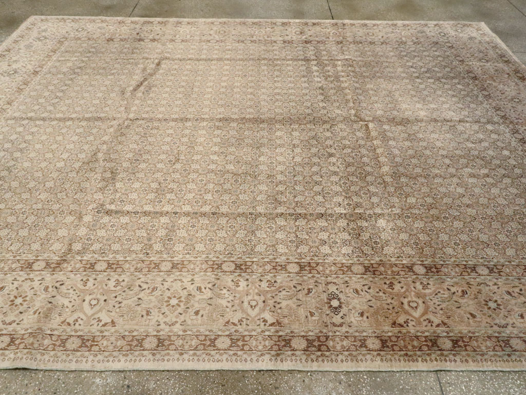 Vintage Persian Moud Carpet, No.16319 - Staging