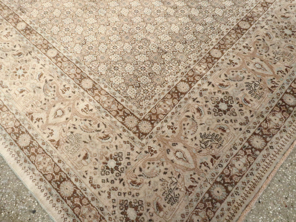 Vintage Persian Moud Carpet, No.16319 - Staging