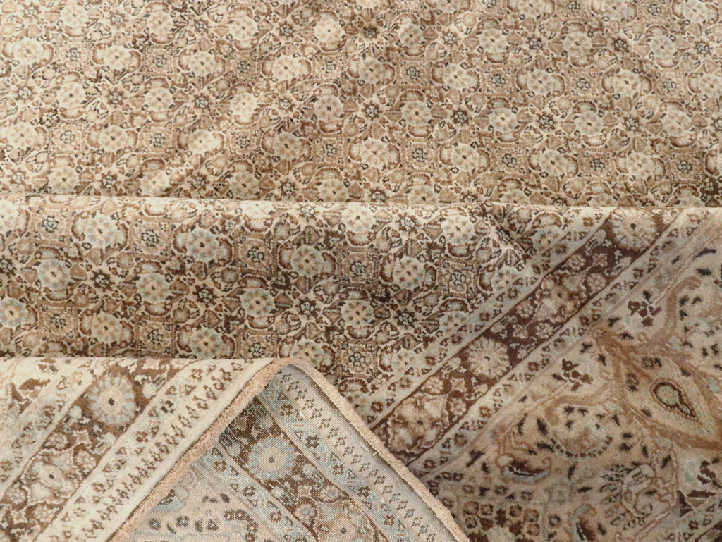 Vintage Persian Moud Carpet, No.16319 - Staging