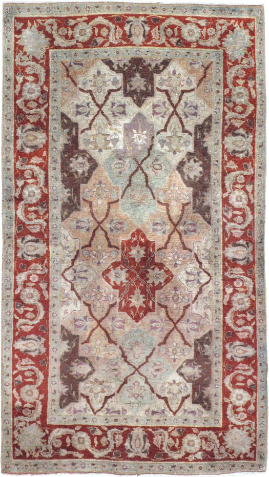 Vintage Persian Tabriz Rug, No.16327 - Staging