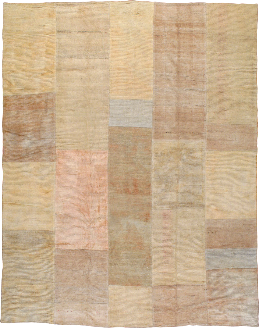 Vintage Turkish Tulu Compartment Carpet, No.16331 - Staging