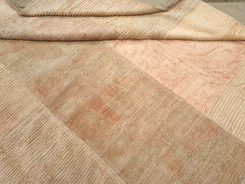 Vintage Turkish Tulu Compartment Carpet, No.16331 - Staging