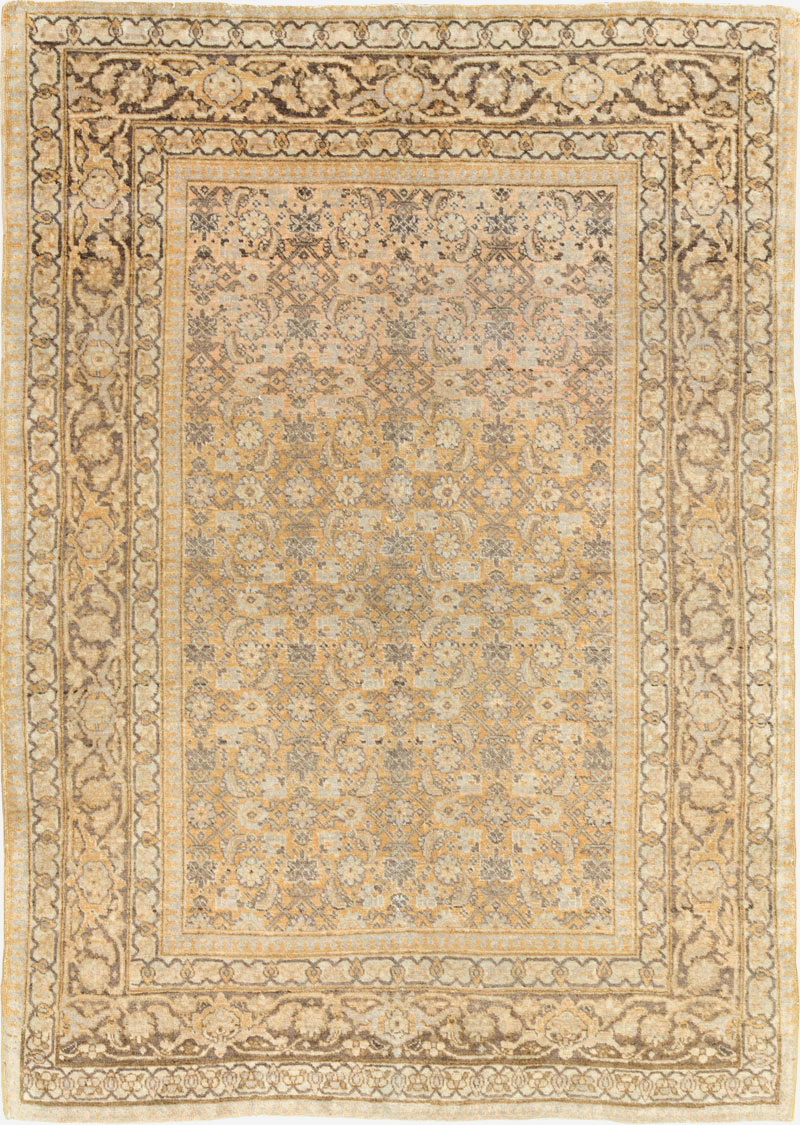 Antique Persian Tabriz Rug, No.16345 - Staging