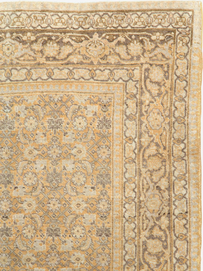 Antique Persian Tabriz Rug, No.16345 - Staging