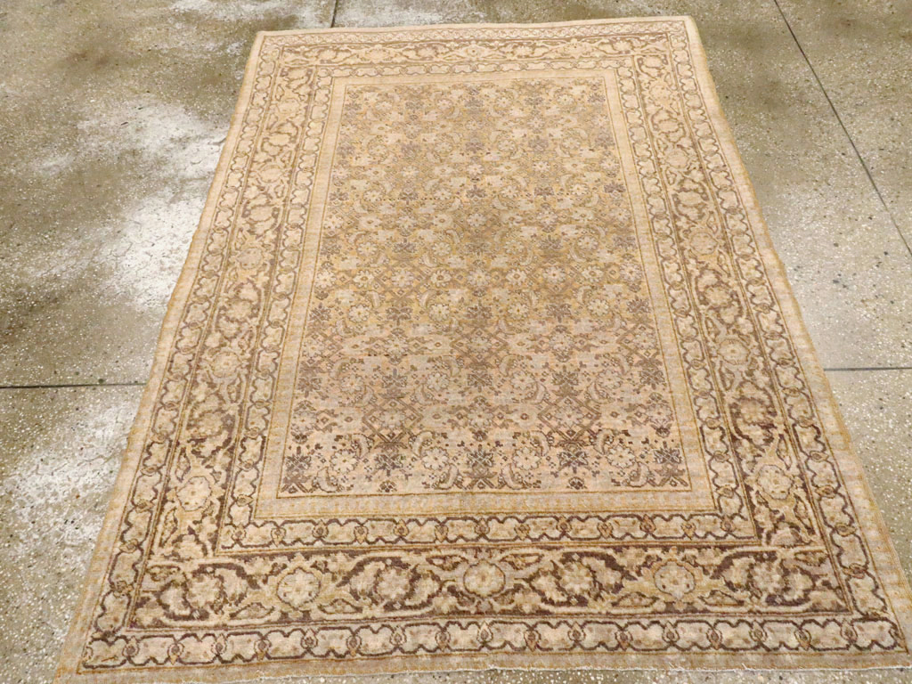 Antique Persian Tabriz Rug, No.16345 - Staging