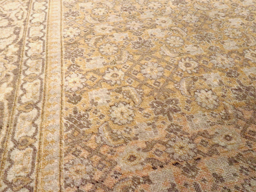 Antique Persian Tabriz Rug, No.16345 - Staging