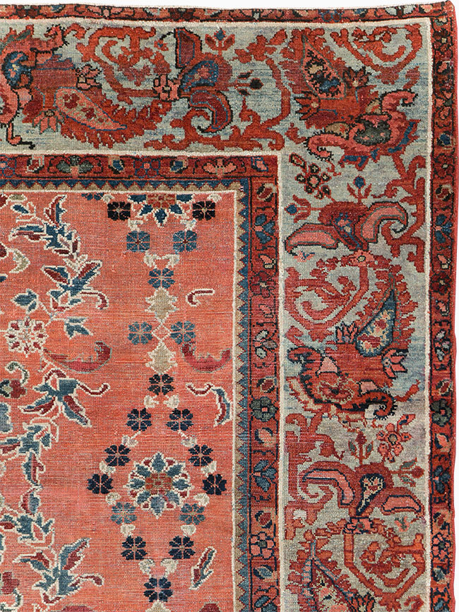 Antique Persian Malayer Gallery Carpet, No.16351 - Staging