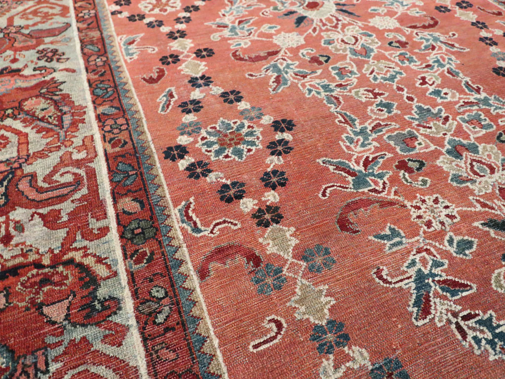 Antique Persian Malayer Gallery Carpet, No.16351 - Staging
