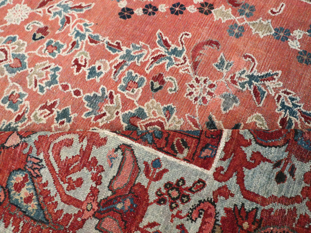 Antique Persian Malayer Gallery Carpet, No.16351 - Staging