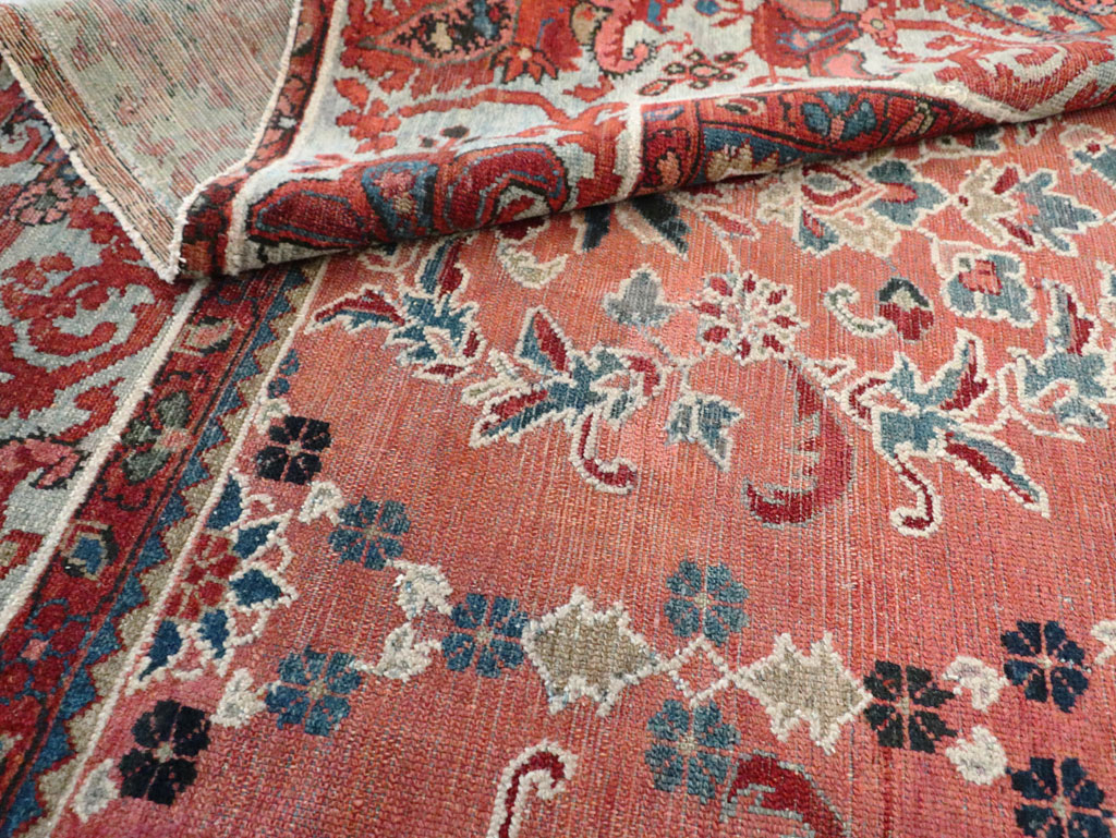 Antique Persian Malayer Gallery Carpet, No.16351 - Staging