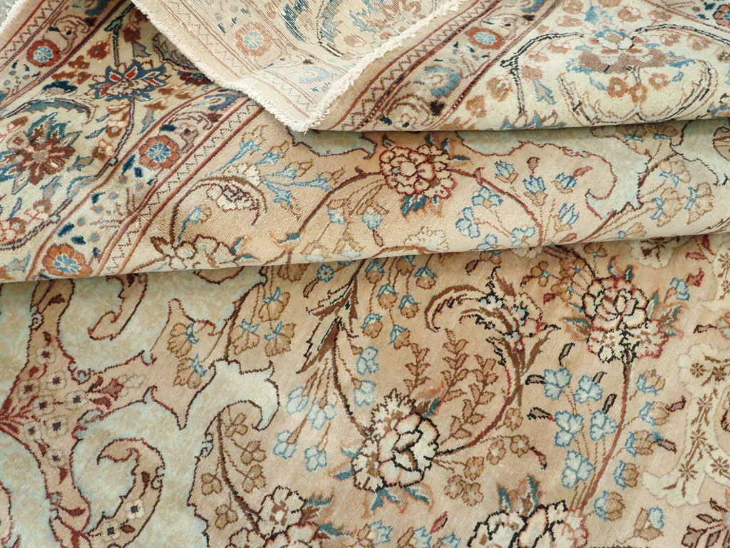 Vintage Persian Tabriz Rug, No.16353 - Staging
