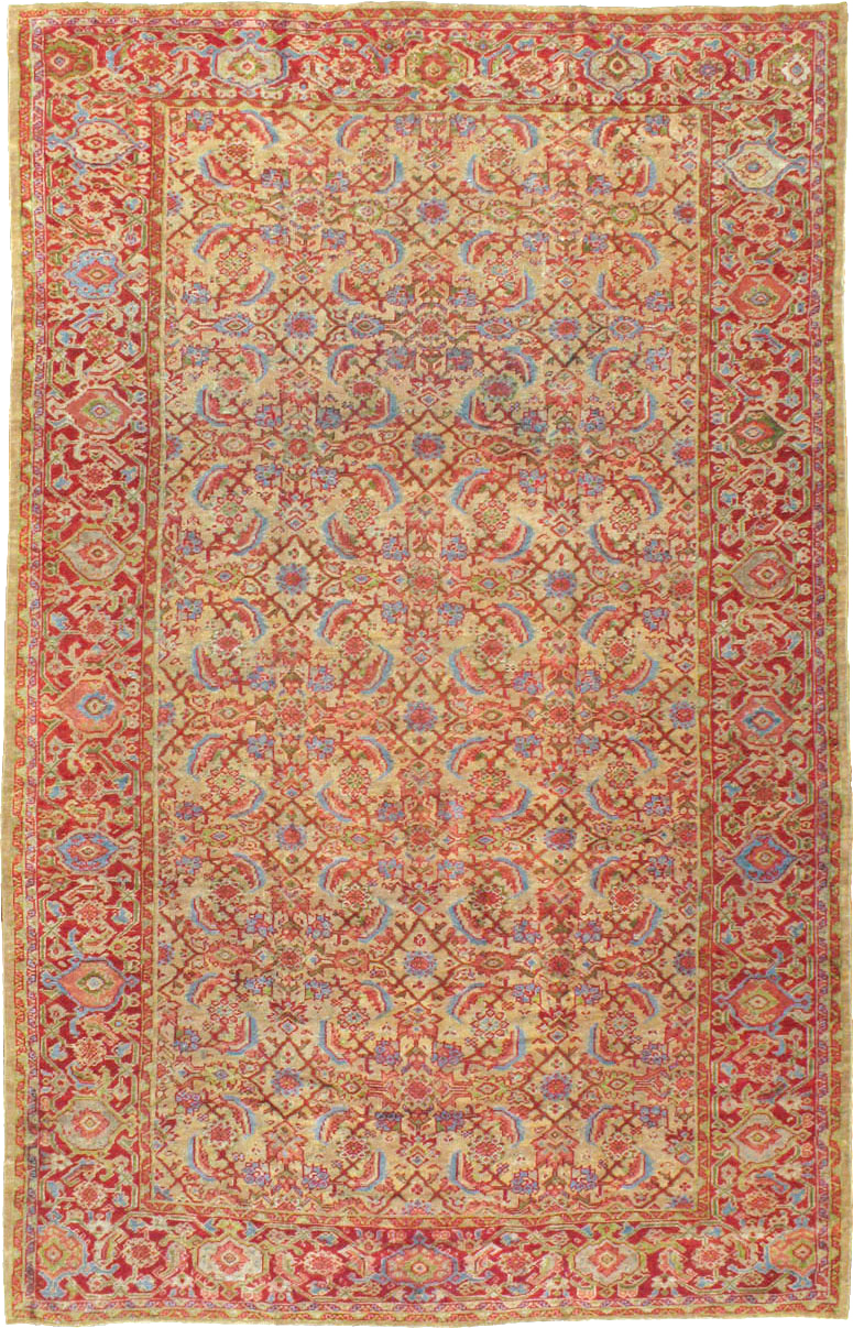 Antique Persian Mahal Carpet, No.16379 - Staging