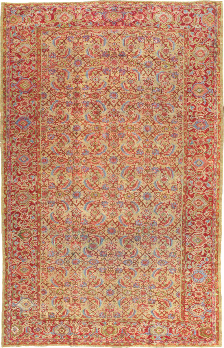 Antique Persian Mahal Carpet, No.16379 - Staging