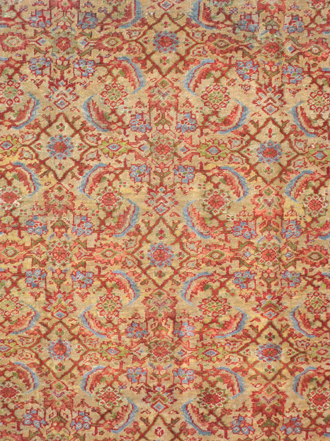 Antique Persian Mahal Carpet, No.16379 - Staging