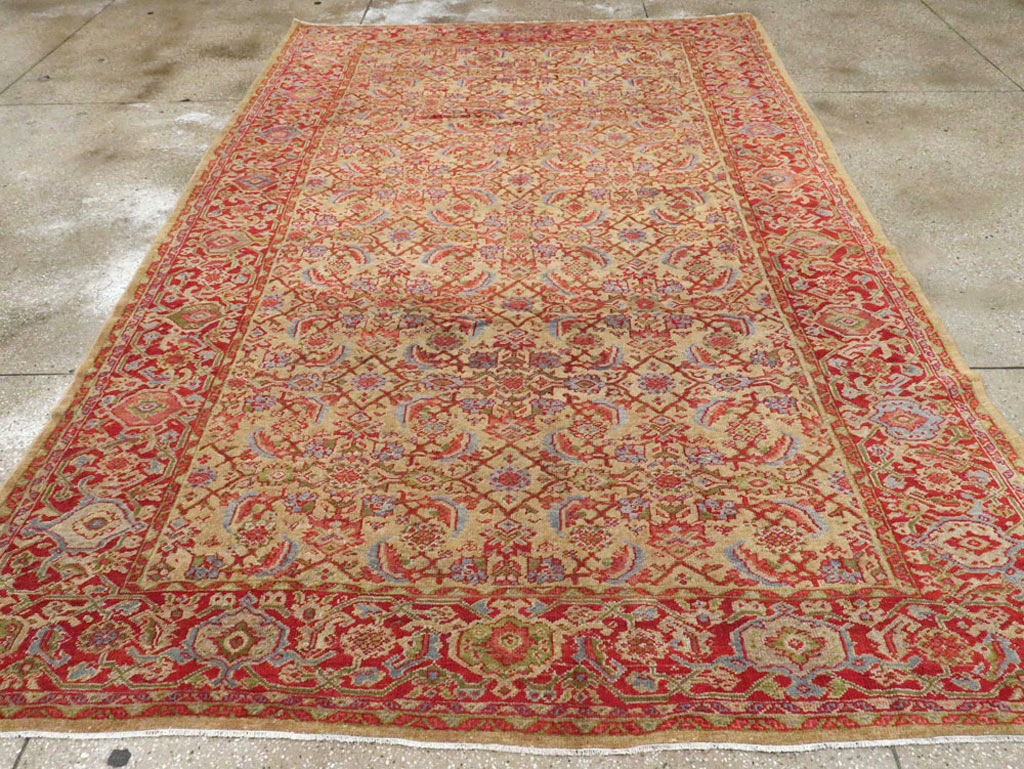Antique Persian Mahal Carpet, No.16379 - Staging
