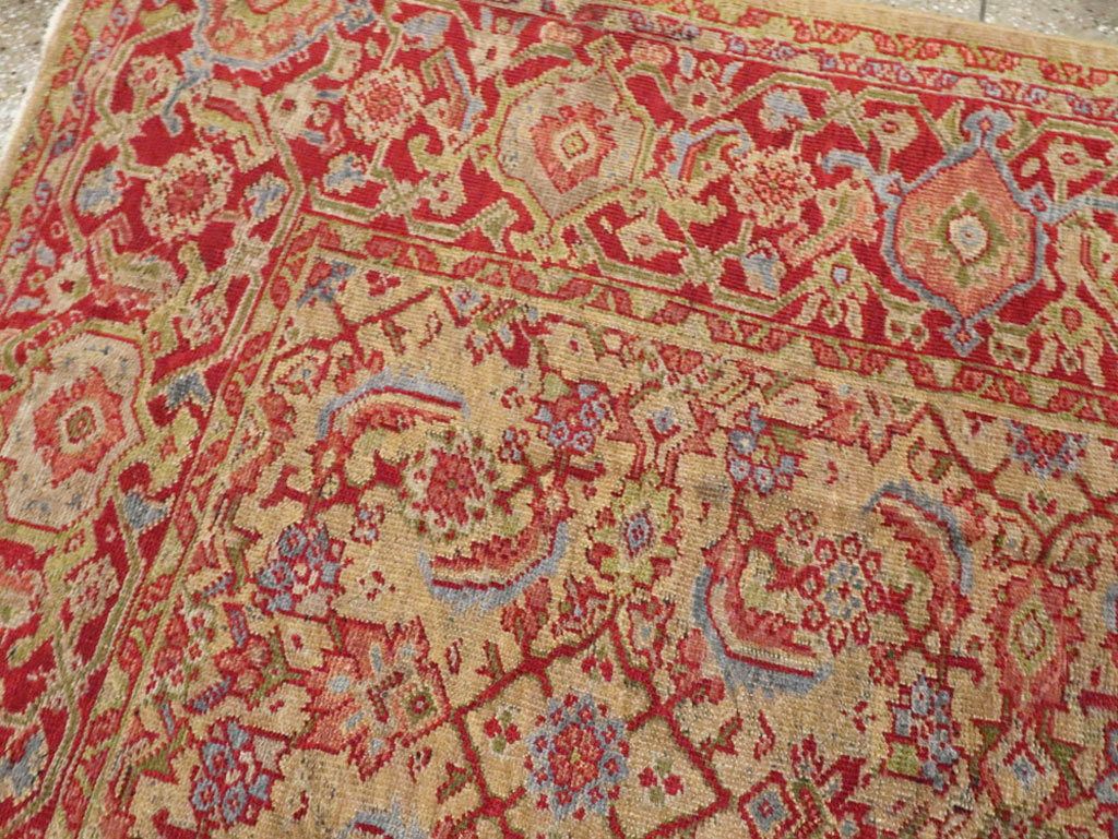 Antique Persian Mahal Carpet, No.16379 - Staging