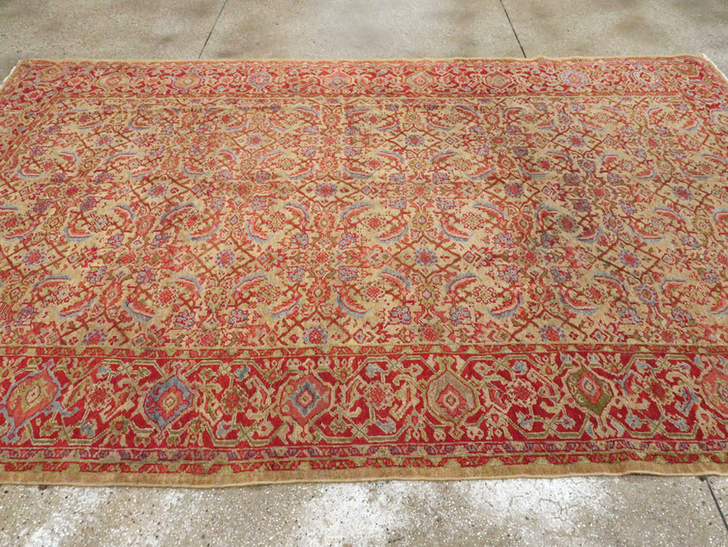 Antique Persian Mahal Carpet, No.16379 - Staging