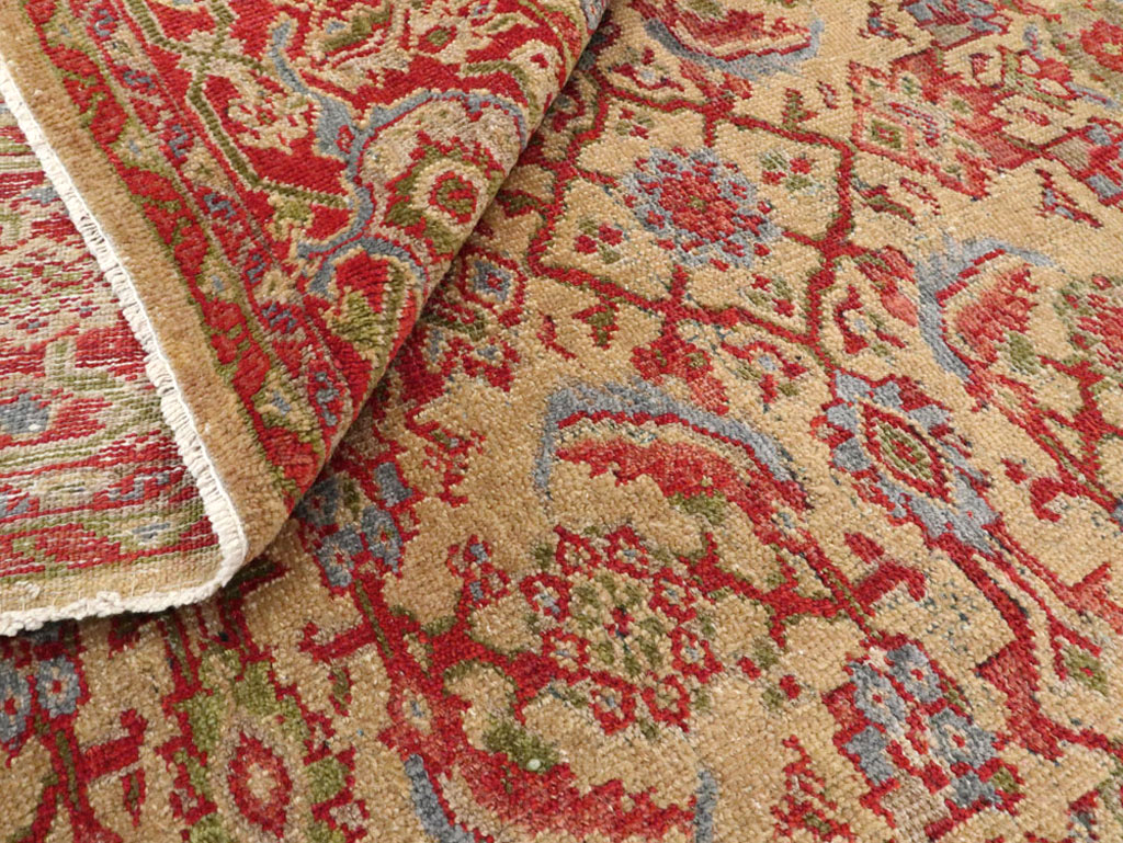 Antique Persian Mahal Carpet, No.16379 - Staging