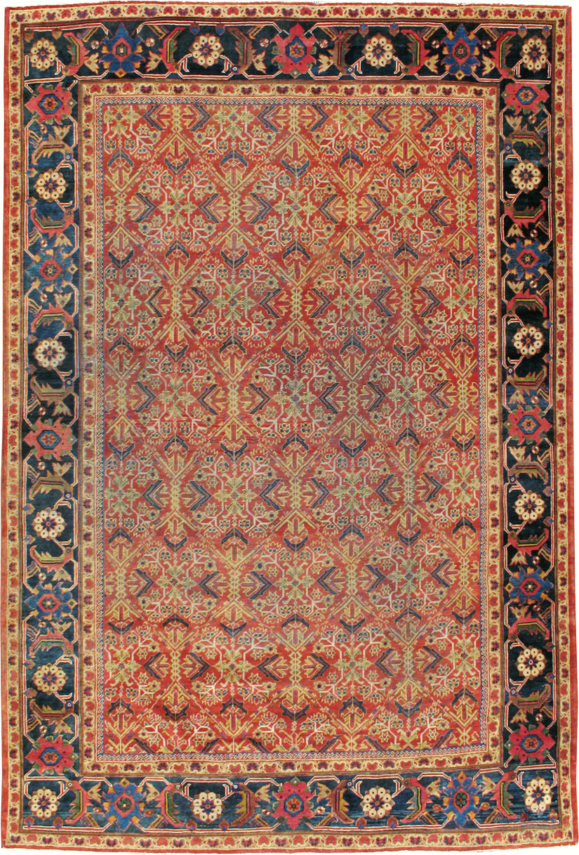 Antique Persian Mahal Carpet, No.16383 - Staging