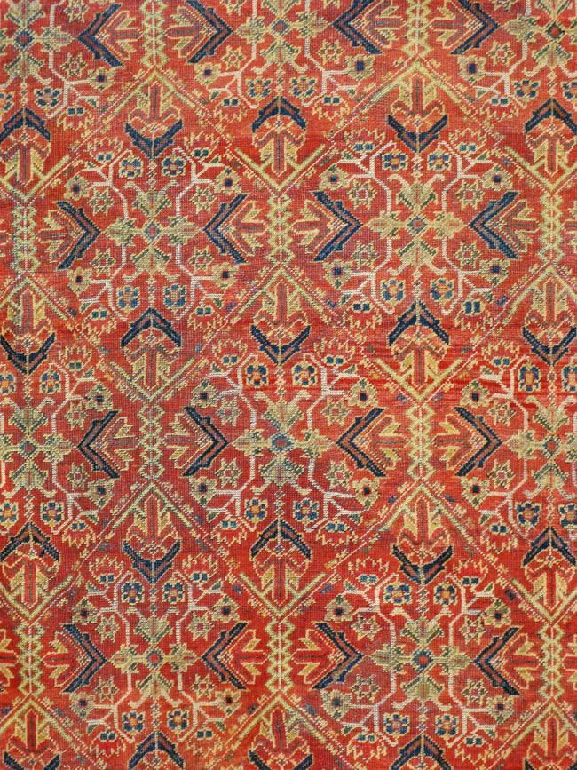 Antique Persian Mahal Carpet, No.16383 - Staging