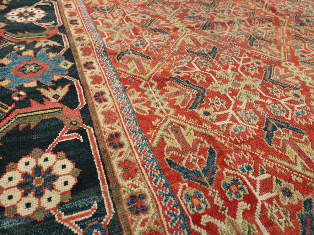Antique Persian Mahal Carpet, No.16383 - Staging