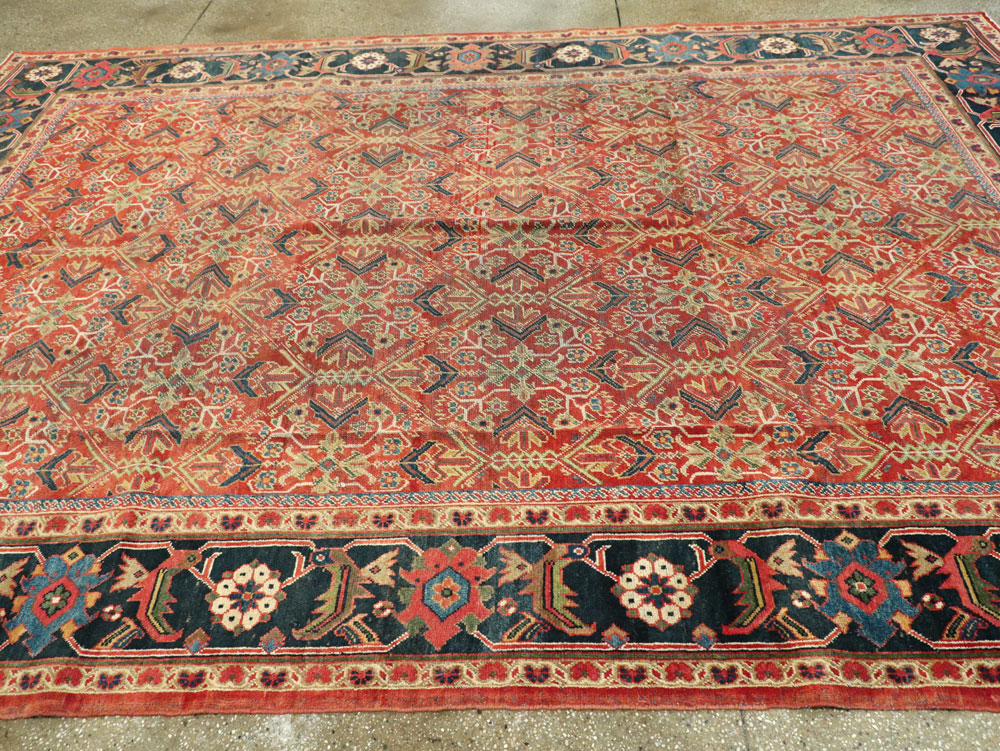 Antique Persian Mahal Carpet, No.16383 - Staging