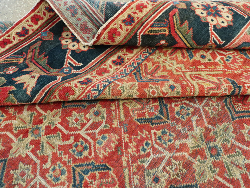 Antique Persian Mahal Carpet, No.16383 - Staging