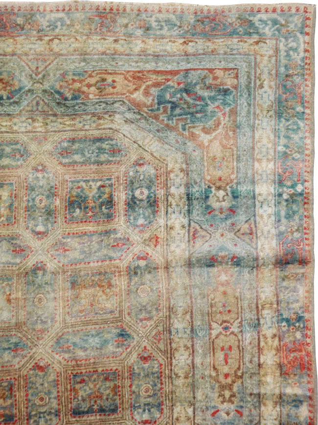 Antique Turkish Herekeh Carpet, No.16393 - Staging