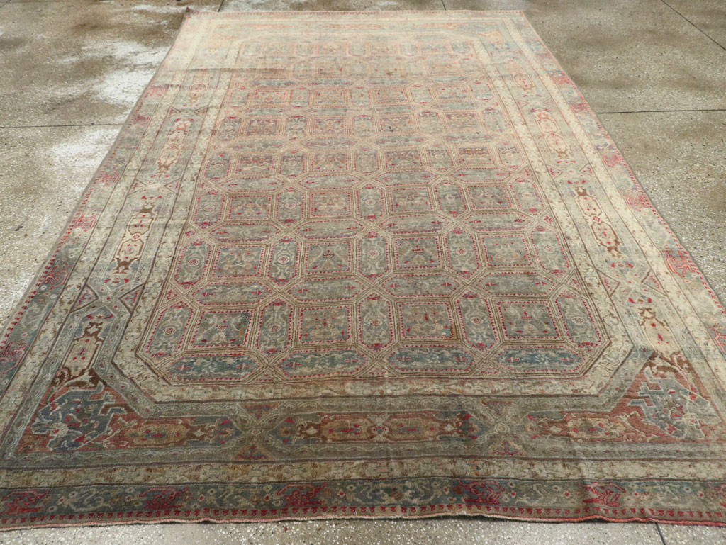 Antique Turkish Herekeh Carpet, No.16393 - Staging