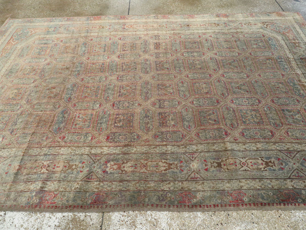 Antique Turkish Herekeh Carpet, No.16393 - Staging