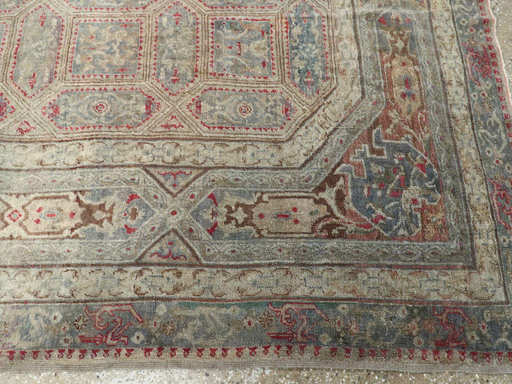 Antique Turkish Herekeh Carpet, No.16393 - Staging