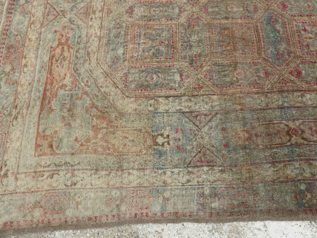 Antique Turkish Herekeh Carpet, No.16393 - Staging