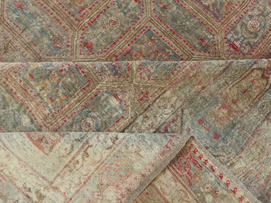 Antique Turkish Herekeh Carpet, No.16393 - Staging