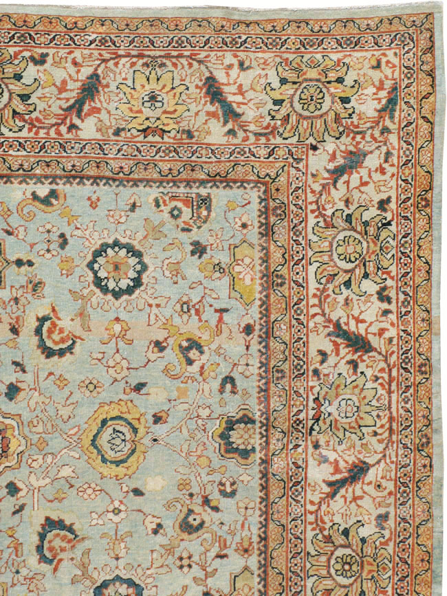Antique Persian Sultanabad Carpet, No.16404 - Staging
