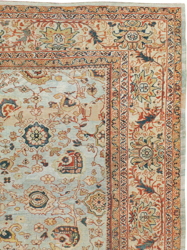 Antique Persian Sultanabad Carpet, No.16404 - Staging