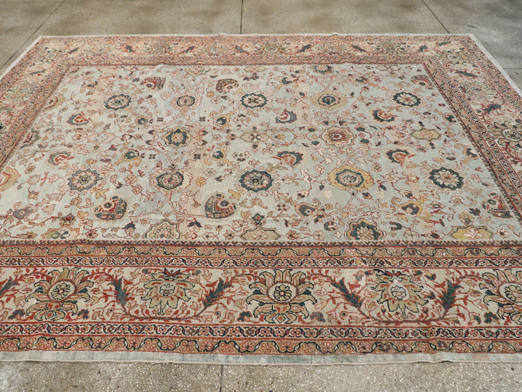 Antique Persian Sultanabad Carpet, No.16404 - Staging