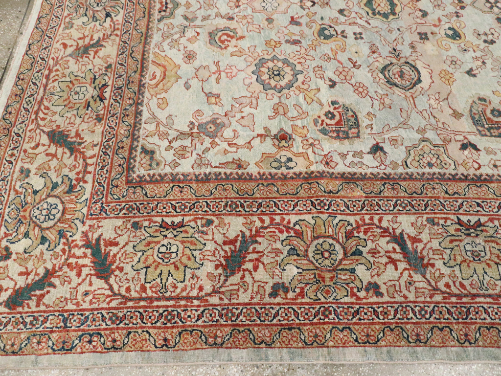Antique Persian Sultanabad Carpet, No.16404 - Staging