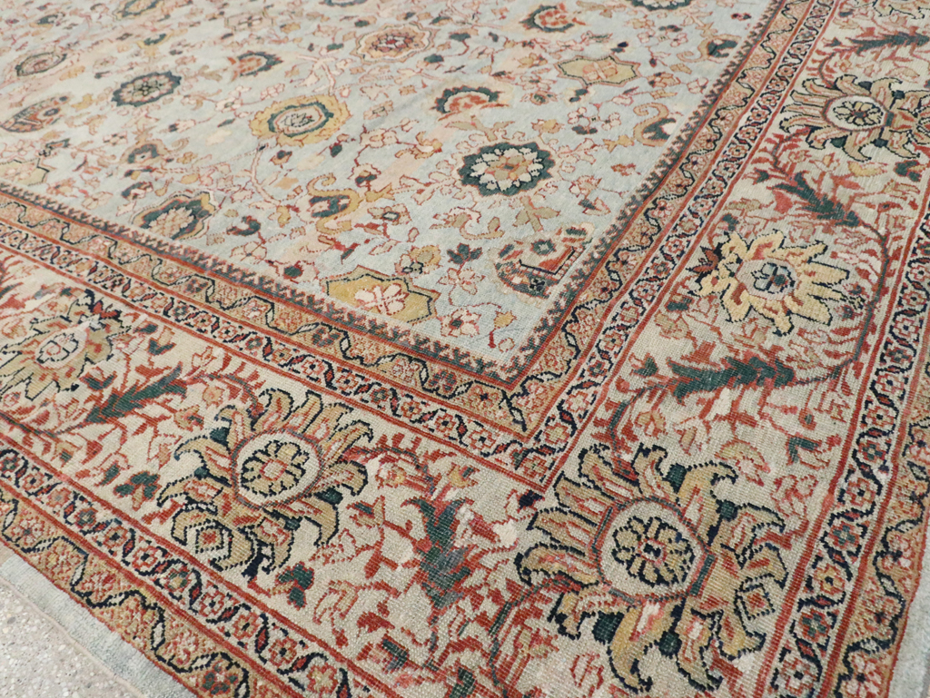 Antique Persian Sultanabad Carpet, No.16404 - Staging